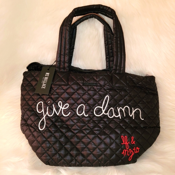 MZ Wallace Handbags - Give A Damn MZ Wallace + Lingua Franca Med Tote NWT